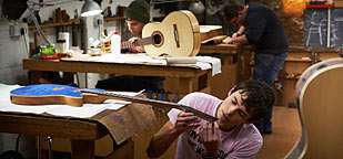 Guitar making course, Totnes, Devon